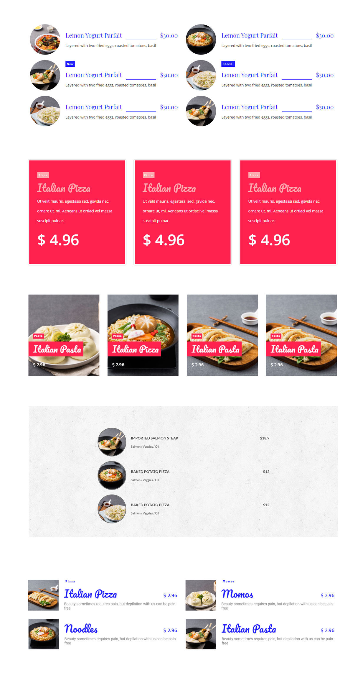 Ultimate Food Menu Addon for WPBakery Page Builder (formerly Visual Composer) - 3
