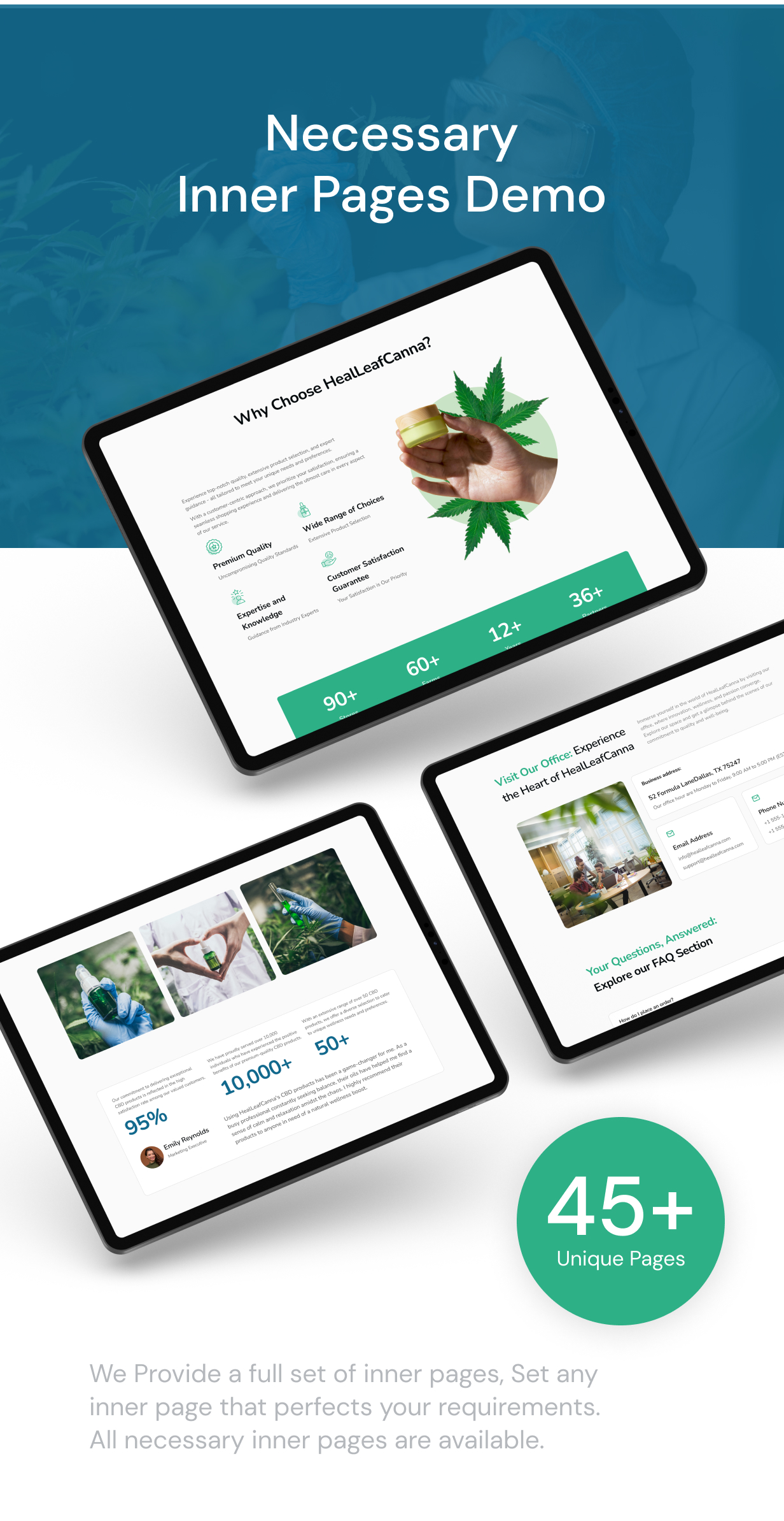 HealLeafCanna - Cannabis & Medical Marijuana Figma Design Template - 3