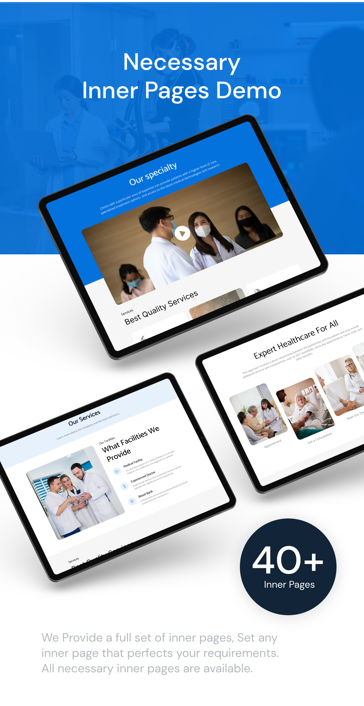 MedClinic - Doctor, Healthcare and Medical Figma Design Template - 3